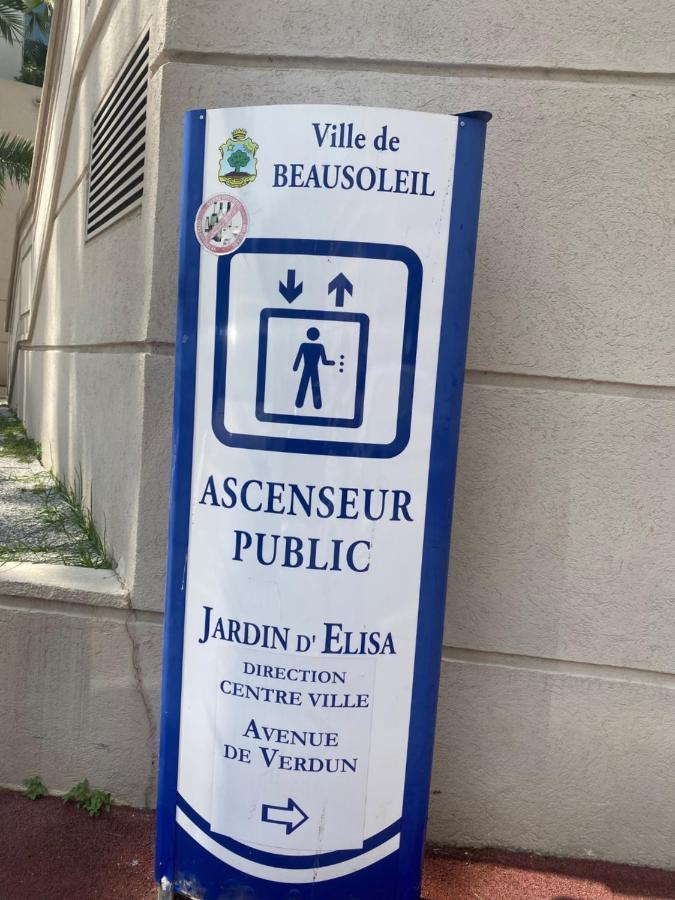 Refurbished With Sea View 5 Min Walk From Monaco By Elevators Leilighet Beausoleil Eksteriør bilde